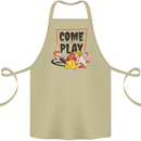 Come to Play Lets Summon Demons Ouija Board Cotton Apron 100% Organic Khaki