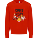 Come to Play Lets Summon Demons Ouija Board Kids Sweatshirt Jumper Bright Red