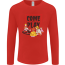 Come to Play Lets Summon Demons Ouija Board Mens Long Sleeve T-Shirt Red