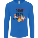Come to Play Lets Summon Demons Ouija Board Mens Long Sleeve T-Shirt Royal Blue