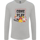Come to Play Lets Summon Demons Ouija Board Mens Long Sleeve T-Shirt Sports Grey