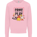 Come to Play Lets Summon Demons Ouija Board Mens Sweatshirt Jumper Light Pink