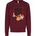 Come to Play Lets Summon Demons Ouija Board Mens Sweatshirt Jumper Maroon