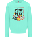 Come to Play Lets Summon Demons Ouija Board Mens Sweatshirt Jumper Peppermint
