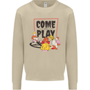 Come to Play Lets Summon Demons Ouija Board Mens Sweatshirt Jumper Sand