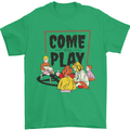 Come to Play Lets Summon Demons Ouija Board Mens T-Shirt Cotton Gildan Irish Green