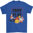 Come to Play Lets Summon Demons Ouija Board Mens T-Shirt Cotton Gildan Royal Blue
