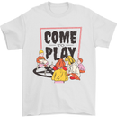 Come to Play Lets Summon Demons Ouija Board Mens T-Shirt Cotton Gildan White