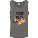 Come to Play Lets Summon Demons Ouija Board Mens Vest Tank Top Charcoal