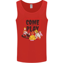 Come to Play Lets Summon Demons Ouija Board Mens Vest Tank Top Red
