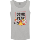 Come to Play Lets Summon Demons Ouija Board Mens Vest Tank Top Sports Grey