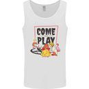 Come to Play Lets Summon Demons Ouija Board Mens Vest Tank Top White
