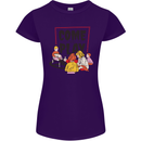 Come to Play Lets Summon Demons Ouija Board Womens Petite Cut T-Shirt Purple