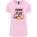 Come to Play Lets Summon Demons Ouija Board Womens Wider Cut T-Shirt Light Pink
