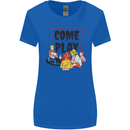 Come to Play Lets Summon Demons Ouija Board Womens Wider Cut T-Shirt Royal Blue