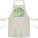 Comma Chameleon Funny Lizard Cotton Apron 100% Organic Natural