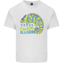 Comma Chameleon Funny Lizard Kids T-Shirt Childrens White