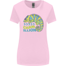 Comma Chameleon Funny Lizard Womens Wider Cut T-Shirt Light Pink