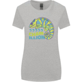 Comma Chameleon Funny Lizard Womens Wider Cut T-Shirt Sports Grey
