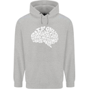 Common Sense Brain Funny Sarcasm Slogan Childrens Kids Hoodie Sports Grey
