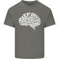 Common Sense Brain Funny Sarcasm Slogan Kids T-Shirt Childrens Charcoal