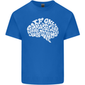 Common Sense Brain Funny Sarcasm Slogan Kids T-Shirt Childrens Royal Blue