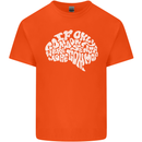 Common Sense Brain Funny Sarcasm Slogan Mens Cotton T-Shirt Tee Top Orange