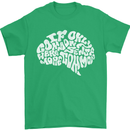 Common Sense Brain Funny Sarcasm Slogan Mens T-Shirt Cotton Gildan Irish Green