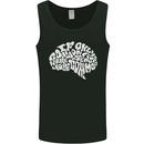 Common Sense Brain Funny Sarcasm Slogan Mens Vest Tank Top Black