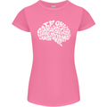 Common Sense Brain Funny Sarcasm Slogan Womens Petite Cut T-Shirt Azalea