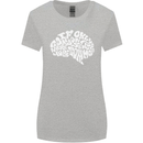 Common Sense Brain Funny Sarcasm Slogan Womens Wider Cut T-Shirt Sports Grey