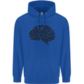 Common Sense Funny Sarcasm Brain Slogan Childrens Kids Hoodie Royal Blue
