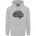Common Sense Funny Sarcasm Brain Slogan Childrens Kids Hoodie Sports Grey