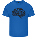 Common Sense Funny Sarcasm Brain Slogan Kids T-Shirt Childrens Royal Blue