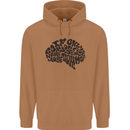 Common Sense Funny Sarcasm Brain Slogan Mens 80% Cotton Hoodie Caramel Latte