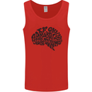 Common Sense Funny Sarcasm Brain Slogan Mens Vest Tank Top Red