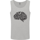 Common Sense Funny Sarcasm Brain Slogan Mens Vest Tank Top Sports Grey