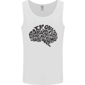Common Sense Funny Sarcasm Brain Slogan Mens Vest Tank Top White