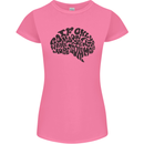 Common Sense Funny Sarcasm Brain Slogan Womens Petite Cut T-Shirt Azalea