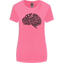 Common Sense Funny Sarcasm Brain Slogan Womens Wider Cut T-Shirt Azalea