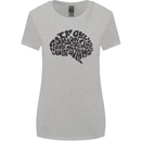 Common Sense Funny Sarcasm Brain Slogan Womens Wider Cut T-Shirt Sports Grey
