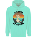Conspiracy Theory If Flies it Spies Birds Funny Childrens Kids Hoodie Peppermint