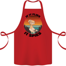 Conspiracy Theory If Flies it Spies Birds Funny Cotton Apron 100% Organic Red