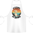 Conspiracy Theory If Flies it Spies Birds Funny Cotton Apron 100% Organic White