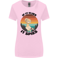 Conspiracy Theory If Flies it Spies Birds Funny Womens Wider Cut T-Shirt Light Pink