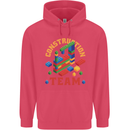 Construction Funny Building Blocks Bricks Childrens Kids Hoodie Heliconia