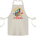 Construction Funny Building Blocks Bricks Cotton Apron 100% Organic Natural