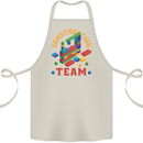 Construction Funny Building Blocks Bricks Cotton Apron 100% Organic Natural