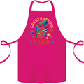 Construction Funny Building Blocks Bricks Cotton Apron 100% Organic Pink