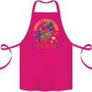 Construction Funny Building Blocks Bricks Cotton Apron 100% Organic Pink